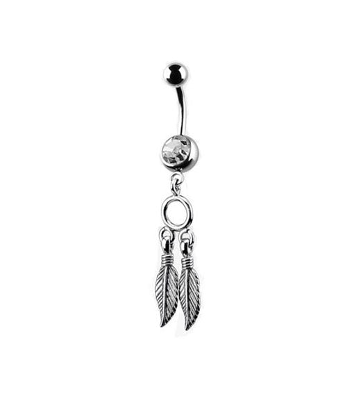 Dream Feather Belly Ring